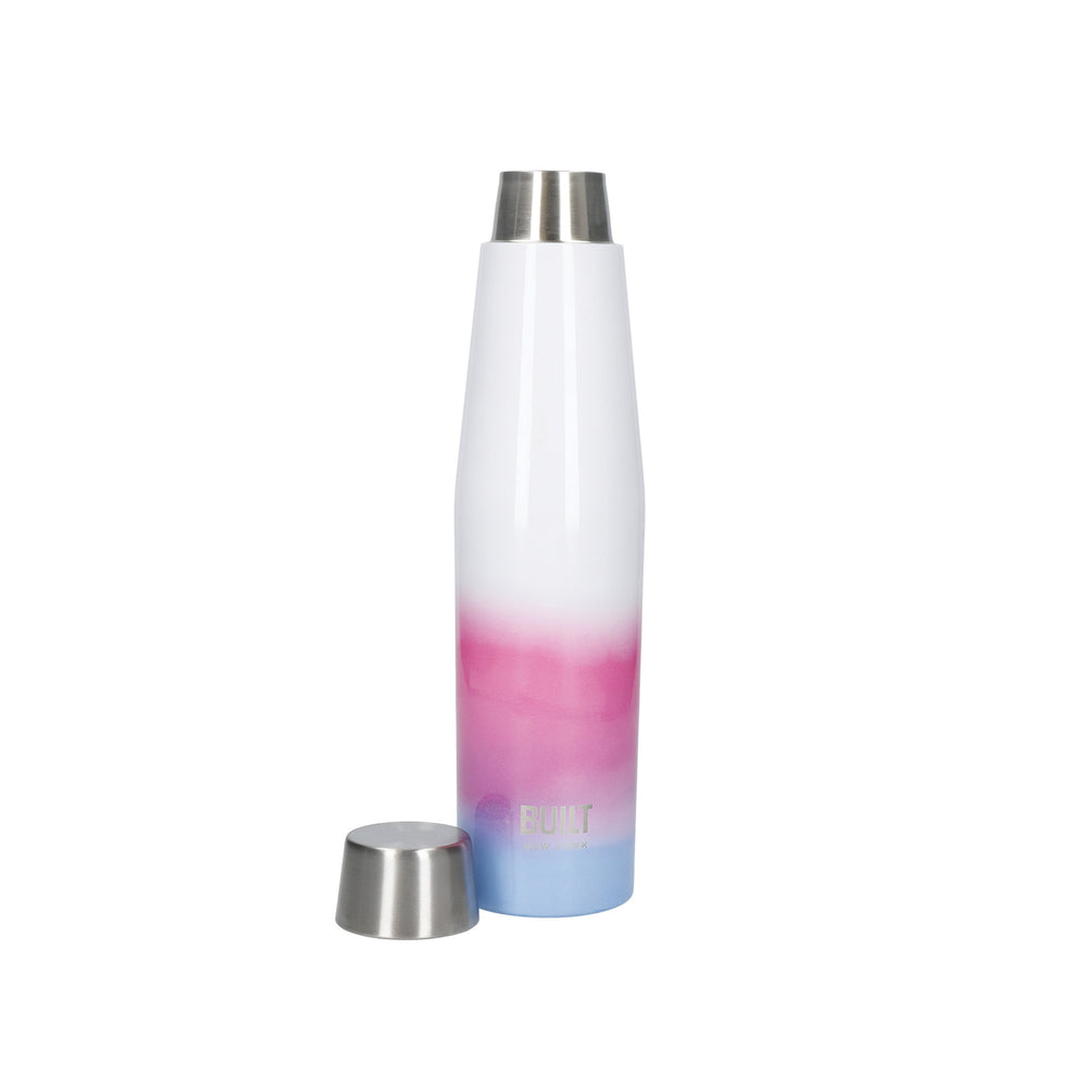BUILT Apex 540ml Insulated Water Bottle, BPA-Free 18/8 Stainless Steel - Interactive