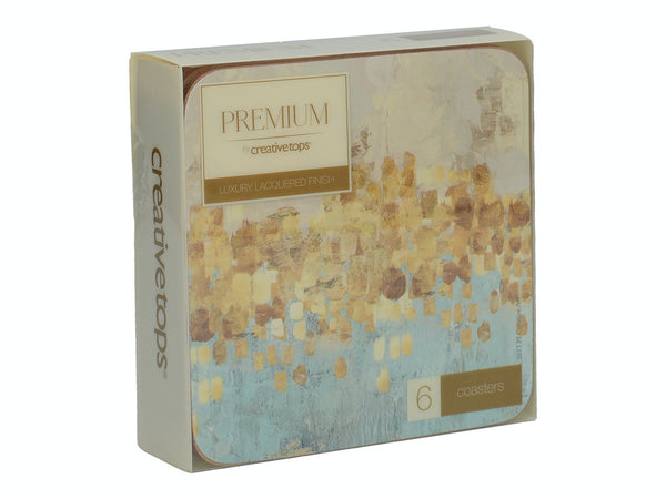Creative Tops Golden Reflections Pack Of 6 Premium Coasters image 2
