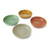 KitchenCraft Idilica Stoneware Pasta Bowls, Set of 4, 21cm