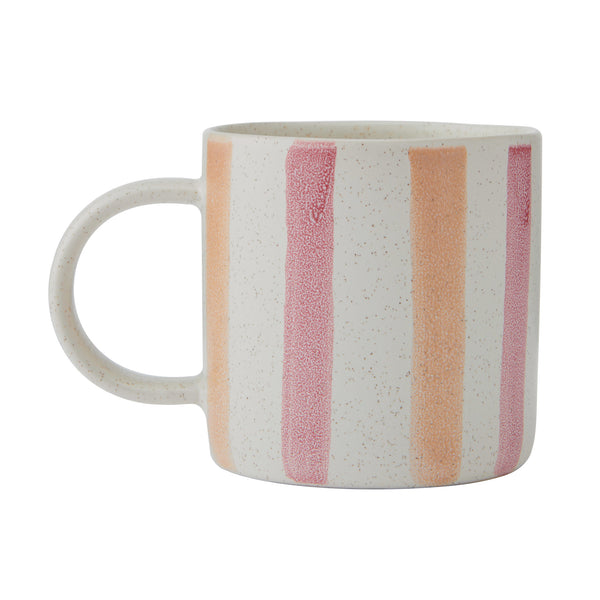 Mikasa Pink and Orange Stripe Mug, 380ML image 3