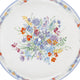 London Pottery Viscri Meadow Floral Cake Plate - Ceramic, White / Cornflower Blue, 20 cm