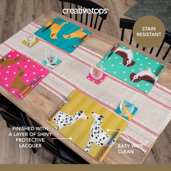 Creative Tops Dog Prints Set Of 4 Square Coasters, 10.5 x 10.5 x 2CM image 10
