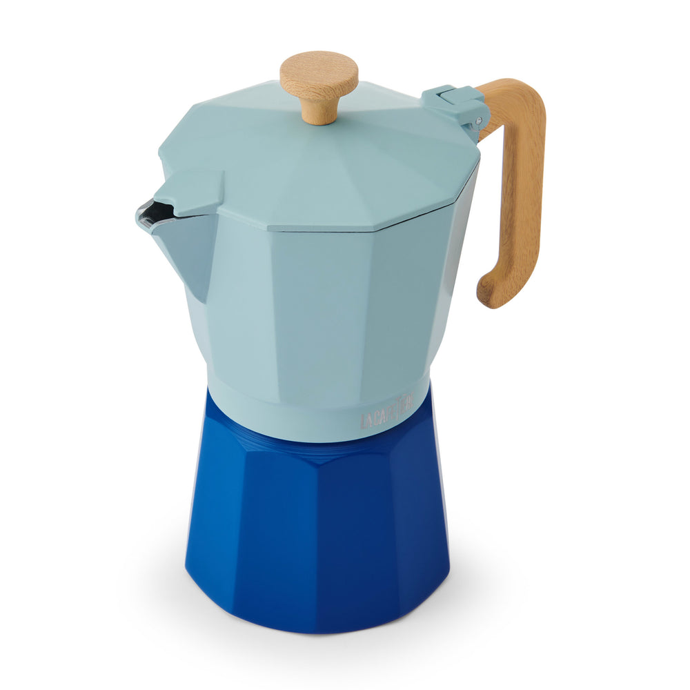 La Cafetière Espresso Pot 6 Cup, Sky Blue
