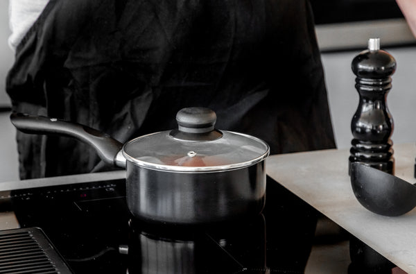 MasterClass Can-to-Pan 16cm Ceramic Non-Stick Saucepan with Lid, Recycled Aluminium image 12