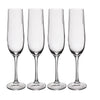 Mikasa Treviso Crystal Champagne Flute Glasses, Set of 4, 190ml image 1
