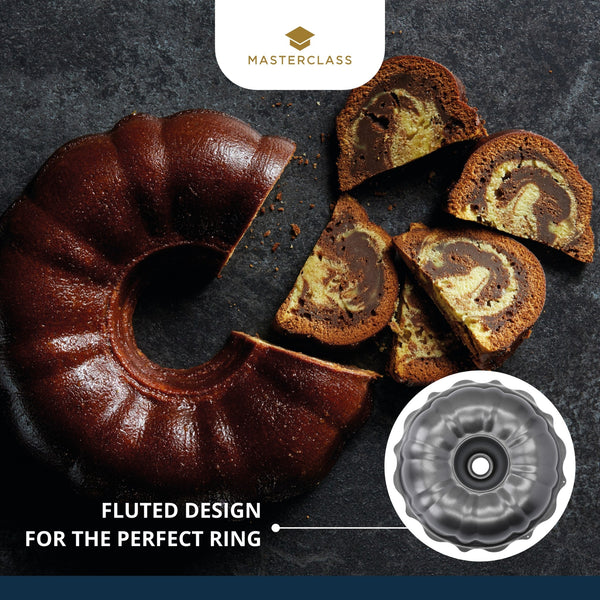 MasterClass Non-Stick Fluted Ring Cake Pan, 27cm image 12