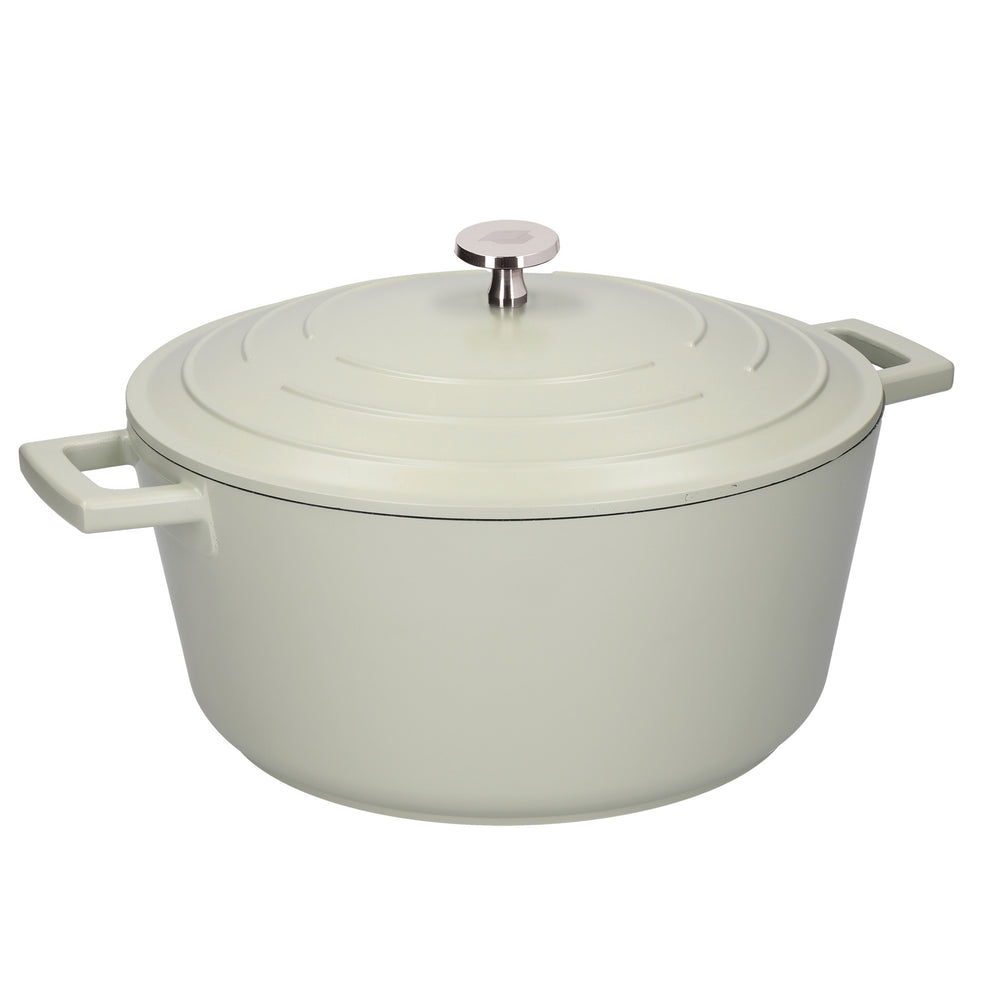 MasterClass Mint Green Cast Aluminium Casserole Dish, 5L