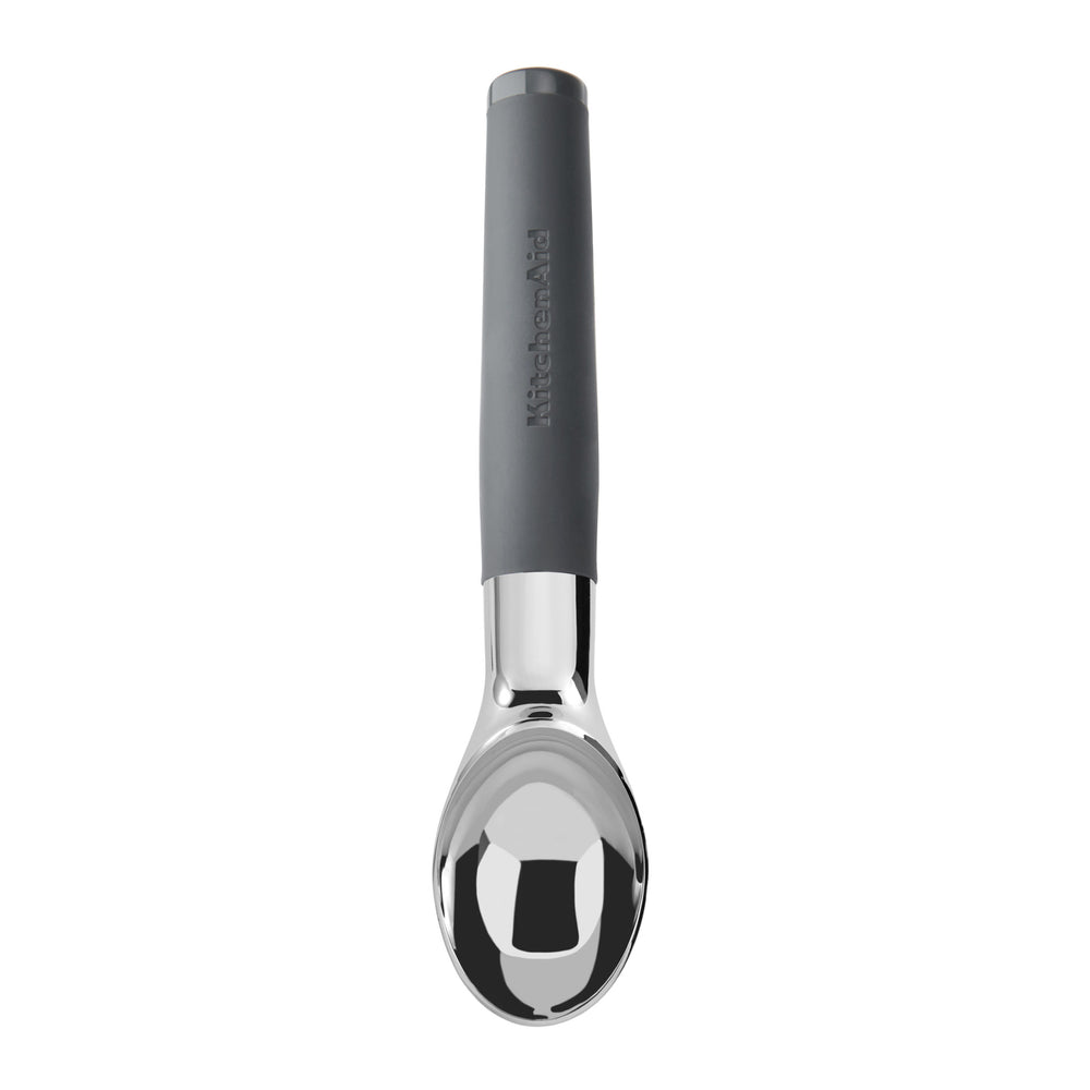 KitchenAid Soft Grip Ice Cream Scoop - Charcoal Grey image 1