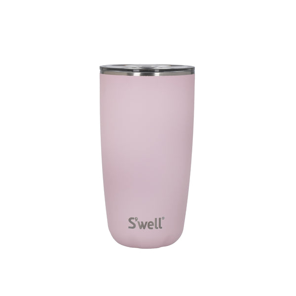 S'well 2pc Travel Cup and Bottle Set with Stainless Steel Water Bottle, 500ml and Drinks Tumbler, 530ml, Pink Topaz image 4