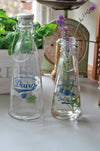 Set of 4 Home Made Traditional 1 Litre Glass Bottles / Vases image 2