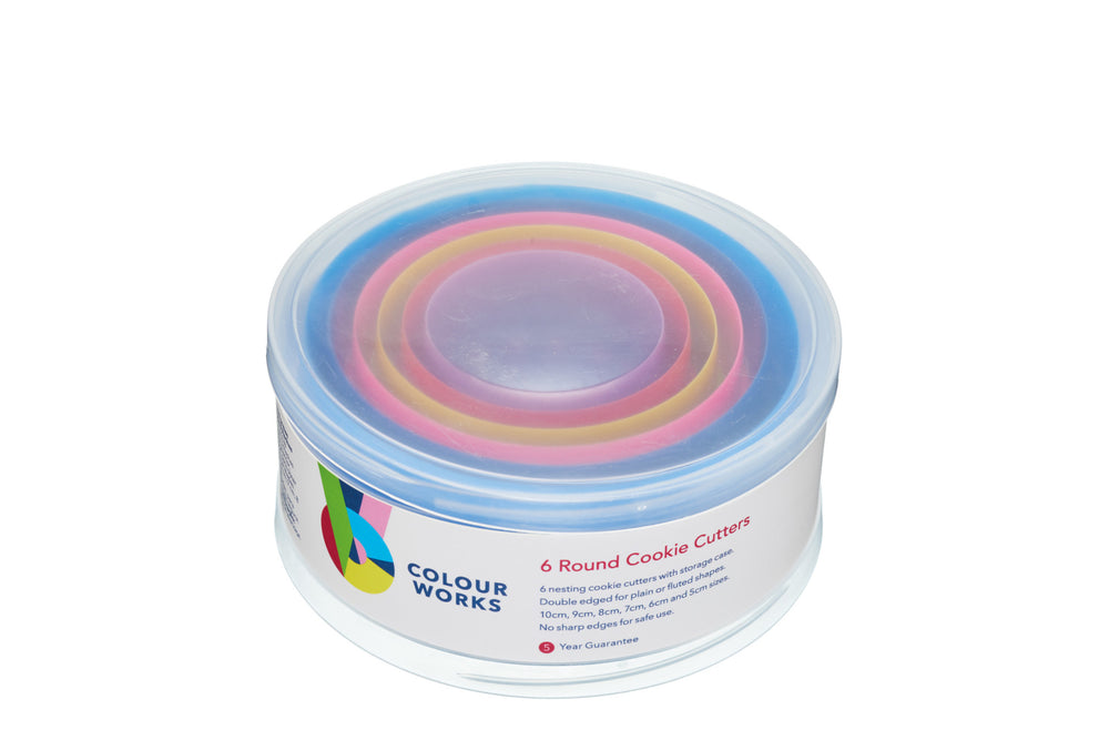 Colourworks Set of 6 Round Cookie Cutters