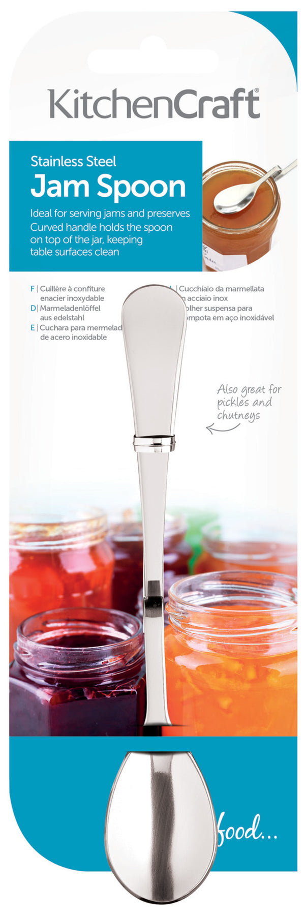 KitchenCraft Stainless Steel Jam Spoon image 4