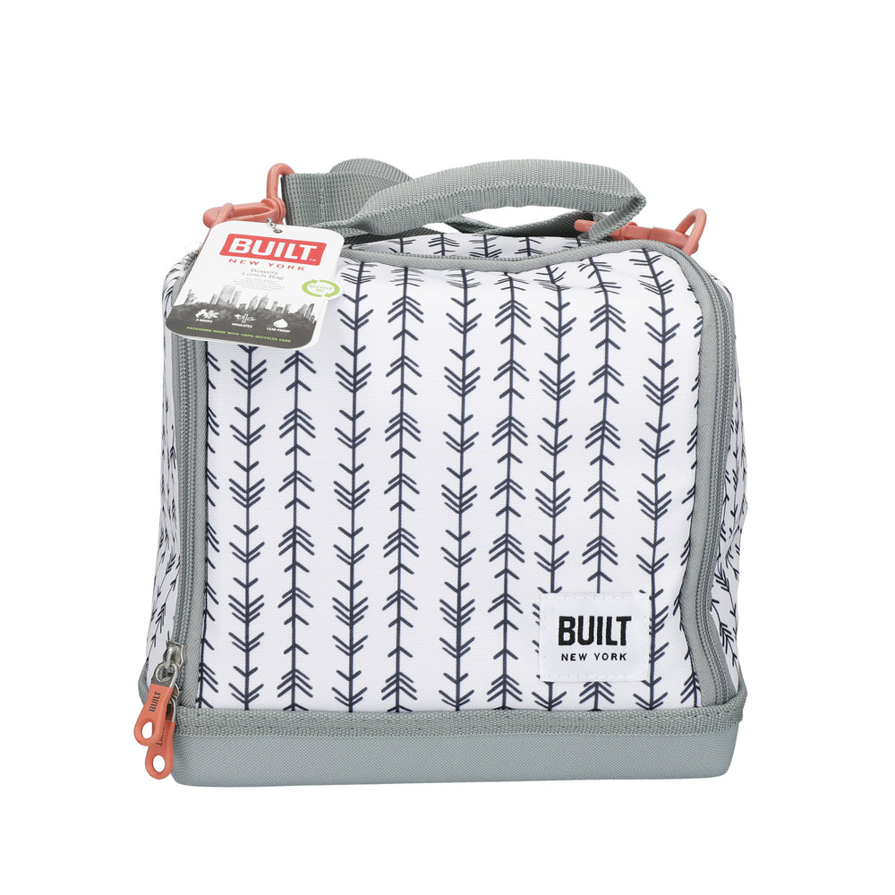 BUILT Bowery 7-Litre Insulated Lunch Bag, Showerproof Polyester with Food-Safe Lining - 'Belle Vie'