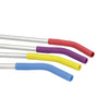 Colourworks Set of 4 Reusable Metal Straws and Cleaner Brush in Gift Box, Stainless Steel