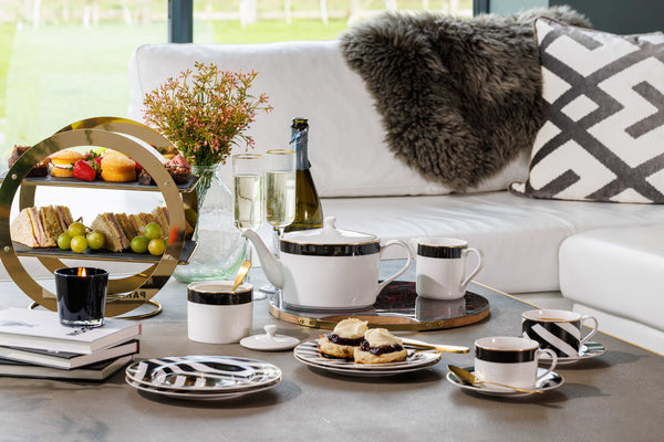 Mikasa Luxe Deco China Tea Cups and Saucers, Set of 2, 200ml image 6