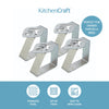 KitchenCraft Set of 4 Leaf Shaped Stainless Steel Table Cloth Clips image 8