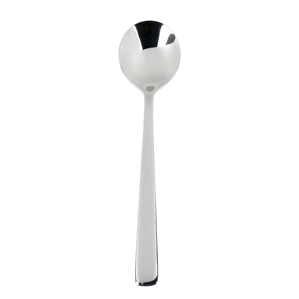 Mikasa Hospitality 12-Piece Square Edge Soup Spoon Cutlery Set image 1
