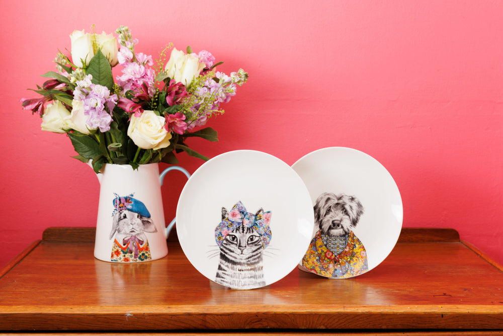 Mikasa x Tipperleyhill 2-Piece Fine China Side Plate Set, 21cm