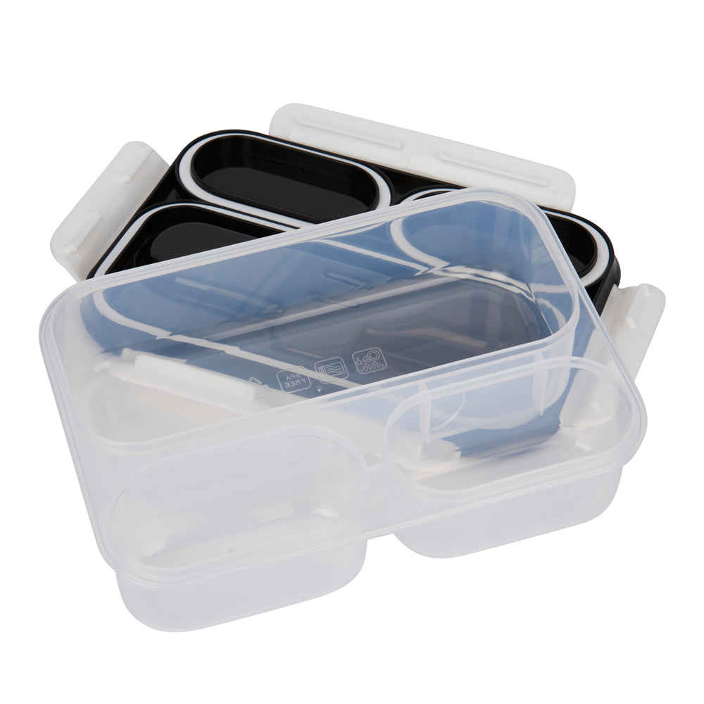 BUILT Bento Lunch Box & Apex Insulated Water Bottle Set, Black
