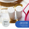 Mikasa Chalk Porcelain Salt & Pepper Shakers, 8cm, White