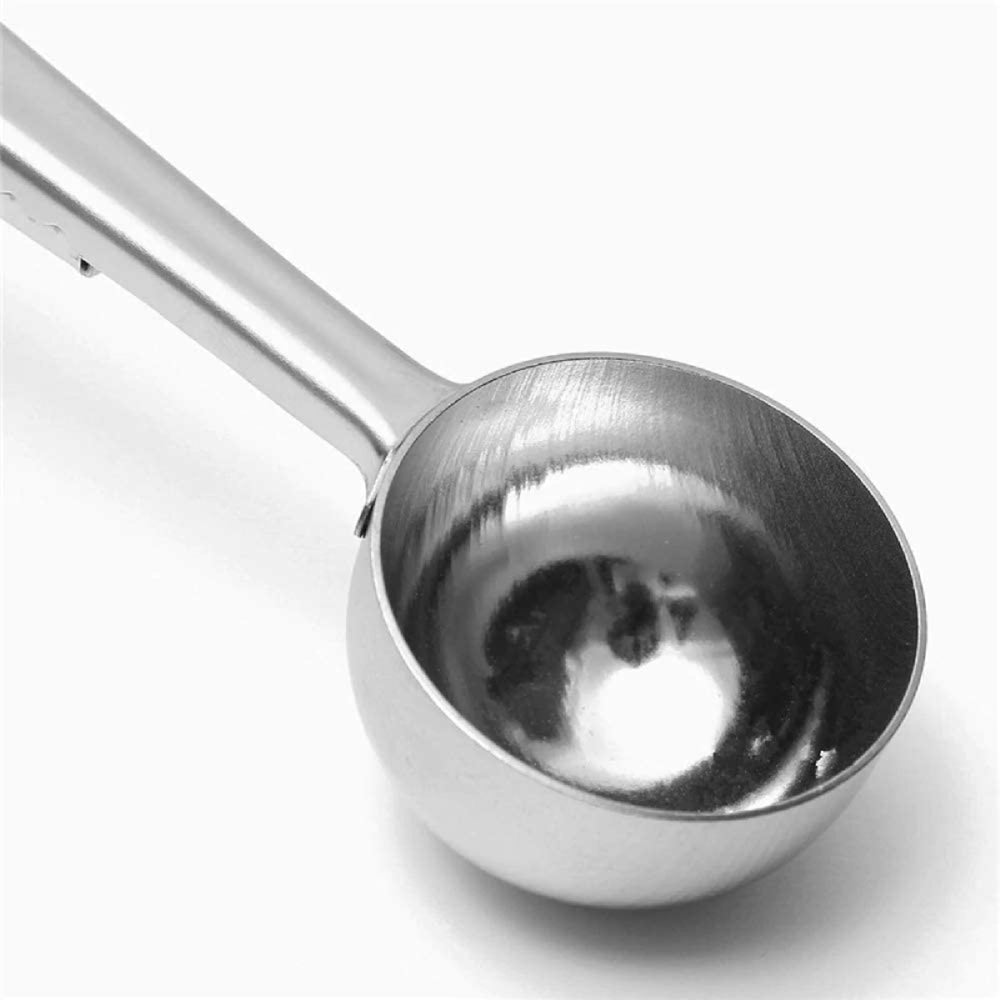 La Cafetière Stainless Steel Coffee Measuring Spoon with Clip