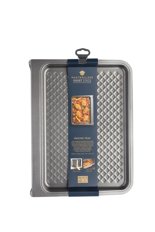 MasterClass Smart Stack Non-Stick 40.5cm x 31cm Baking Tray image 3