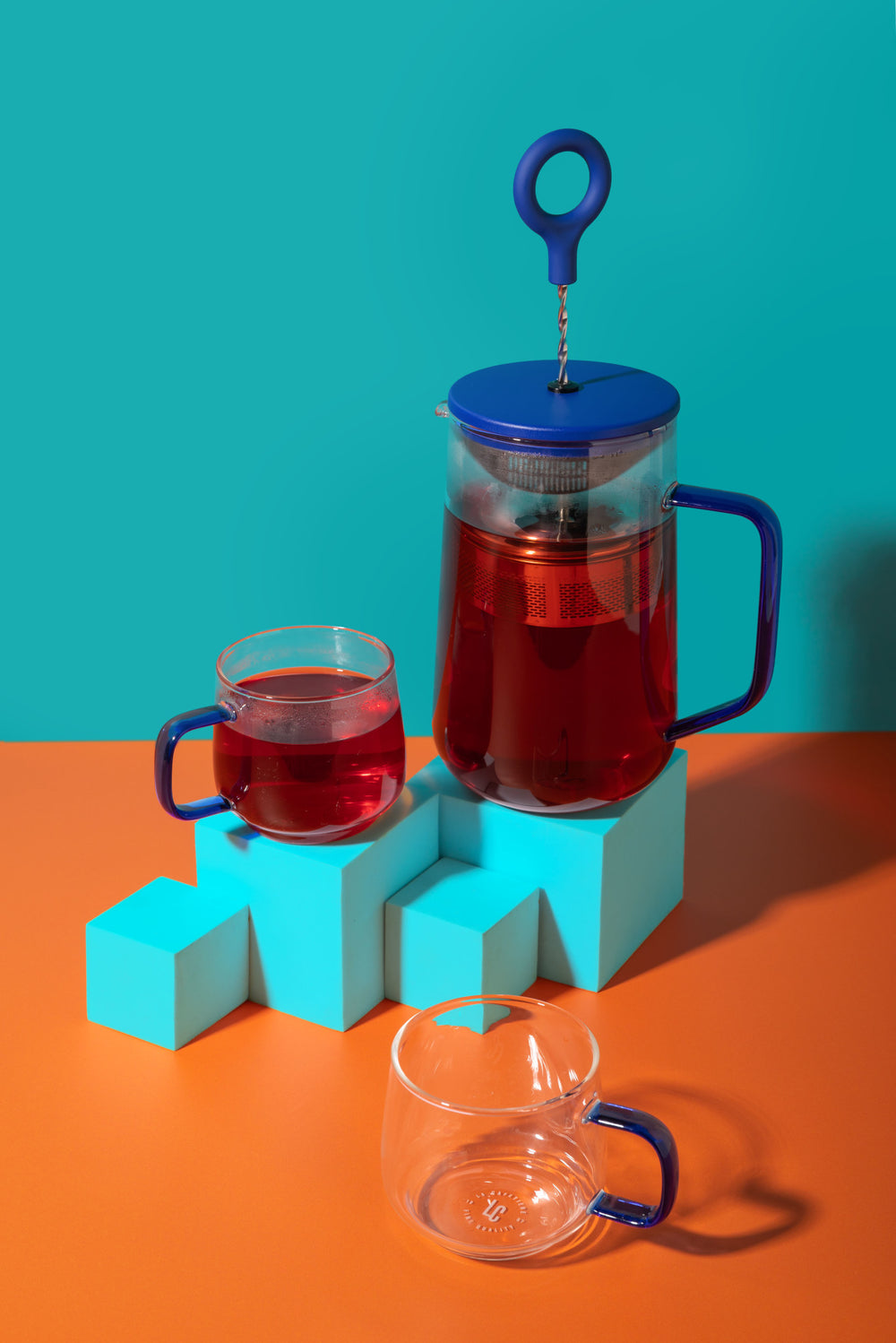 La Cafetière Gyro Spinfuser Teapot Blue, 1.25L