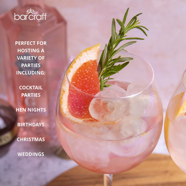 BarCraft Set of Two Iridescent Gin Glasses image 11