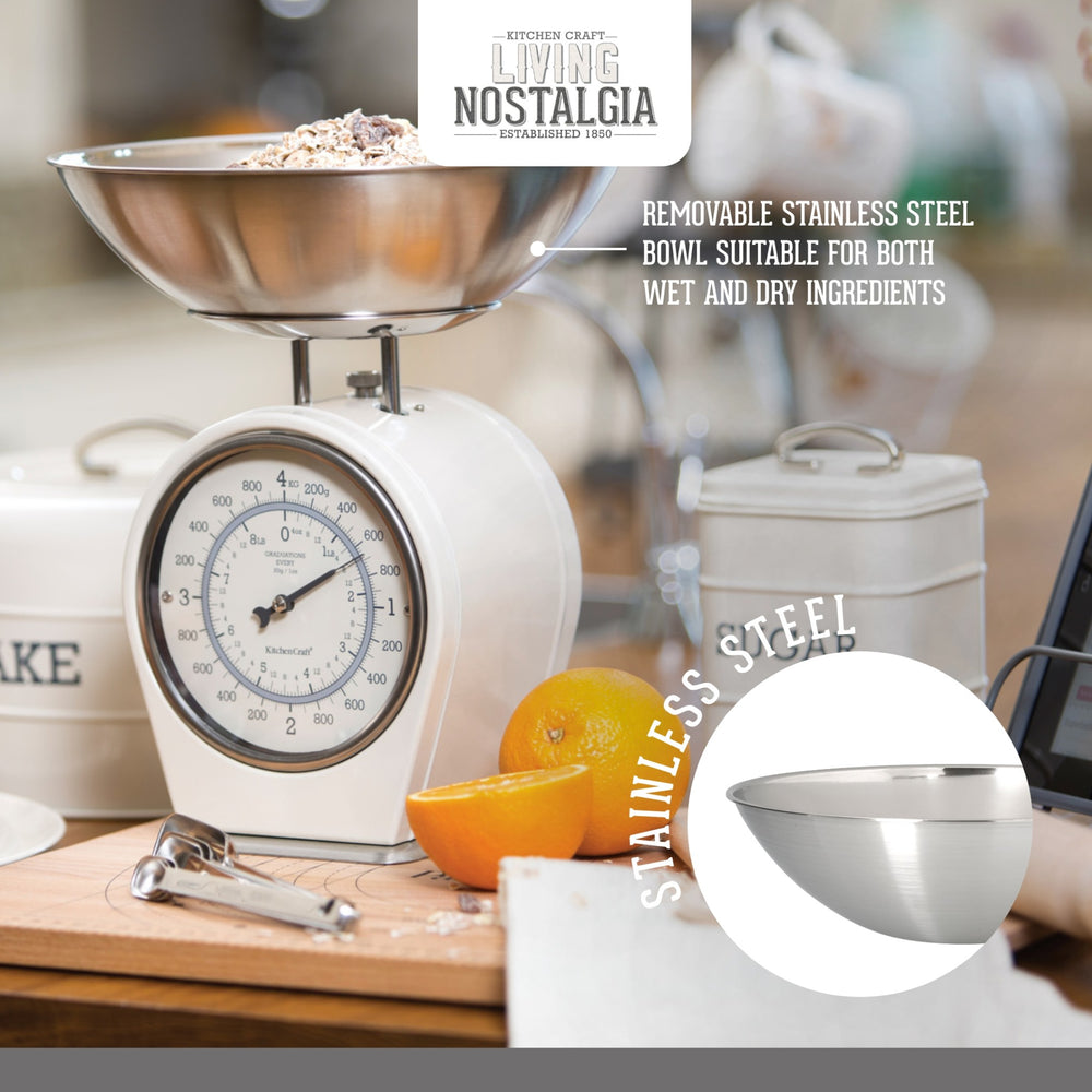 Living Nostalgia Antique Cream Mechanical Scales