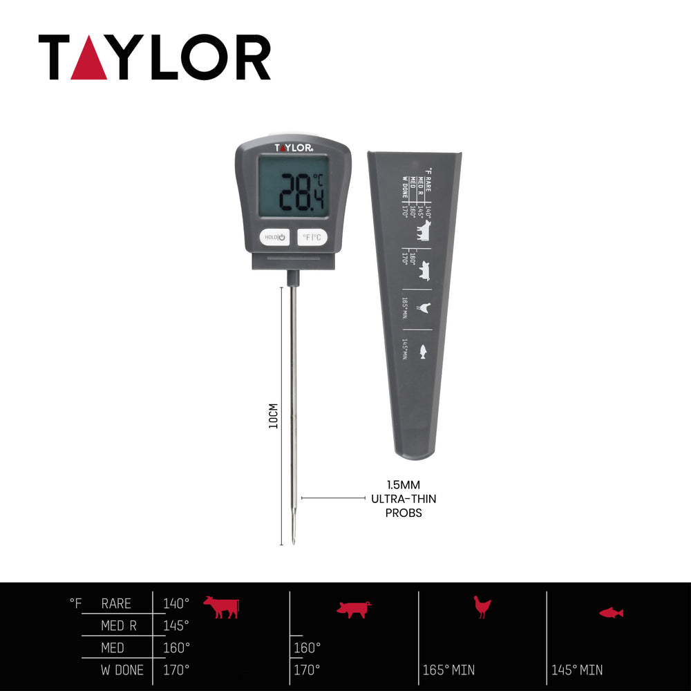 Taylor Pro Instant Read, USB Rechargeable Digital Thermometer