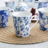 Mikasa Hampton Porcelain 330ml Mini Blue Flower Conical Mug image 5