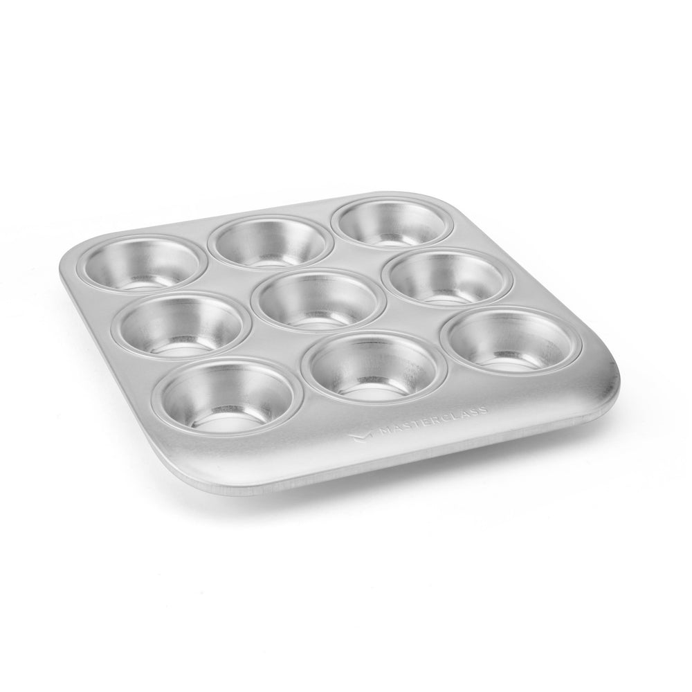 MasterClass Recycled Aluminum 9-Hole Muffin Tin, 24x22cm