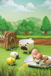 KitchenCraft Ceramic Dog-Shaped Novelty Egg Cups image 2