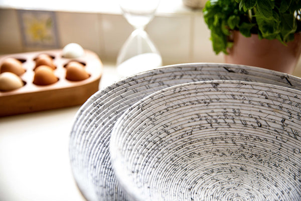 Natural Elements 30cm Reusable Fruit Bowl, Biodegradable Recycled Paper image 2