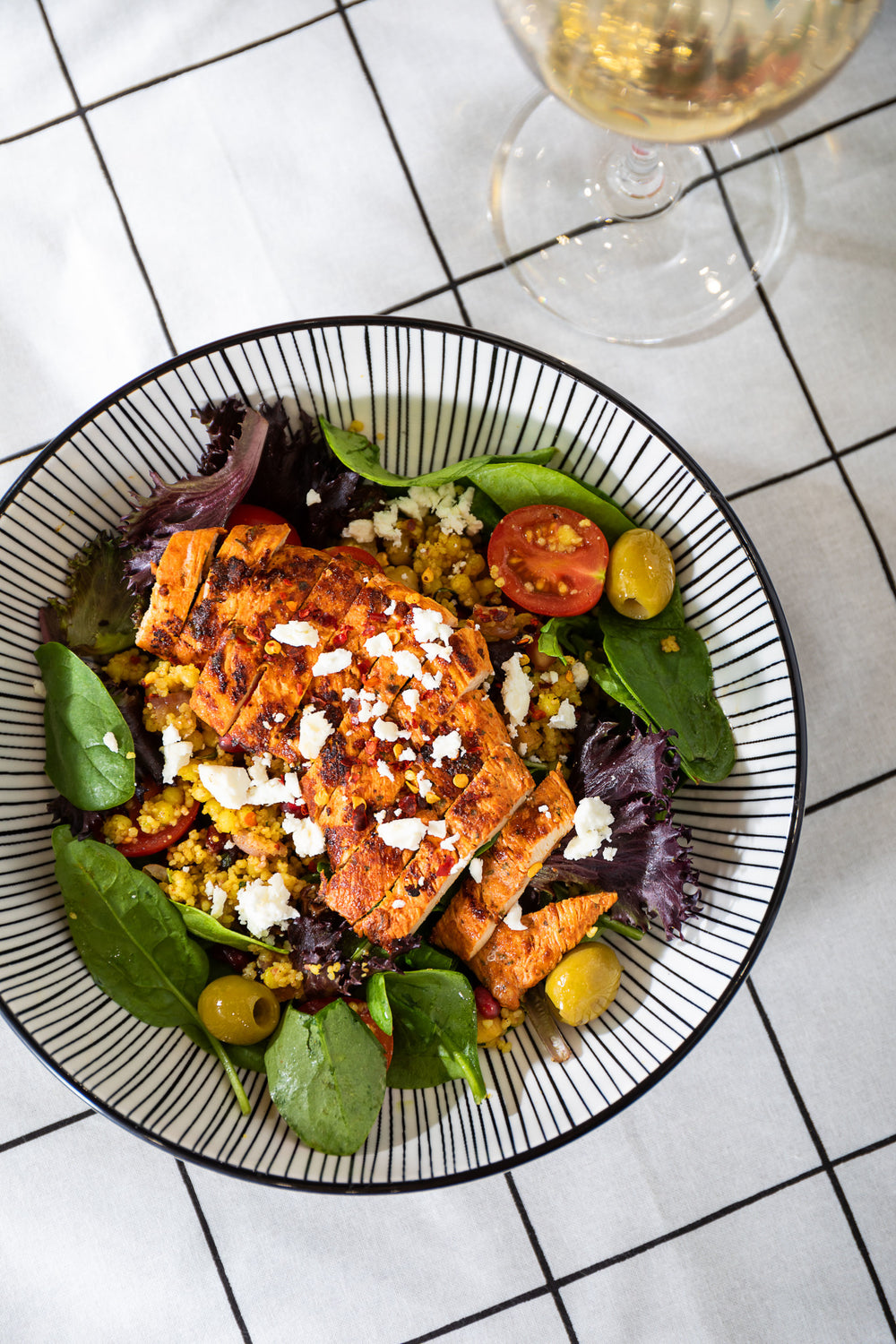 Mikasa Black Stripe Stoneware Bowl, 21 cm