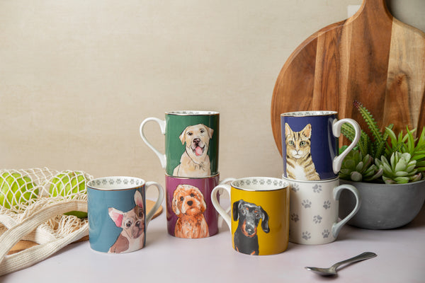 Mikasa Labrador Straight-Sided Porcelain Mug, 280ml image 4