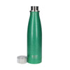 BUILT Perfect Seal Green Double Wall Glitter Water Bottle, 500 ml