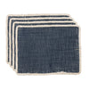 Creative Tops Rectangular Jute Placemats, Set of 4, Navy Blue, 19 x 22 cm image 10