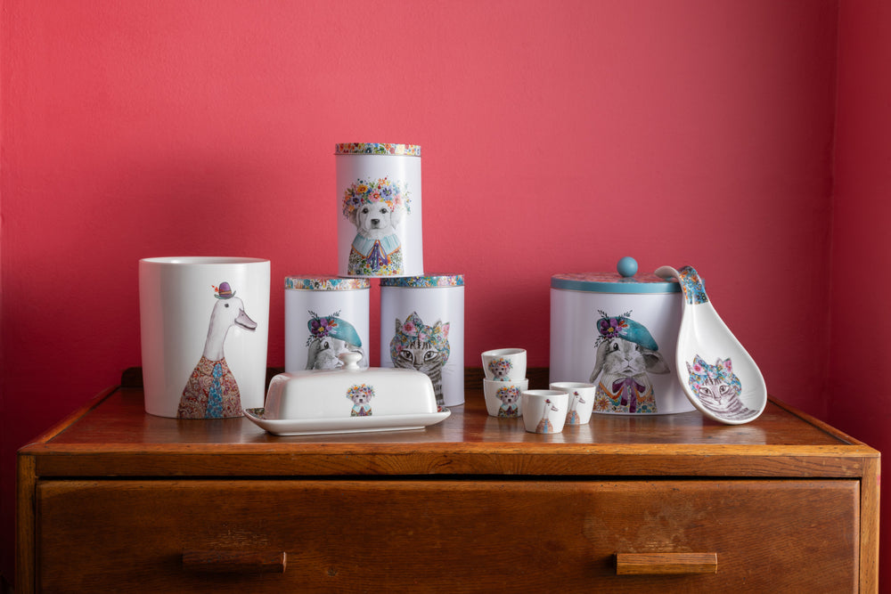 Mikasa Tipperleyhill Decorative Porcelain Utensil Pot Holder, 14 x 17CM