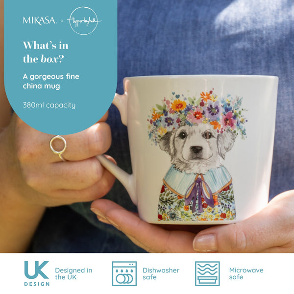 Mikasa Tipperleyhill Puppy Fine China Mug,13 x 9 x 9CM, 380ML image 9