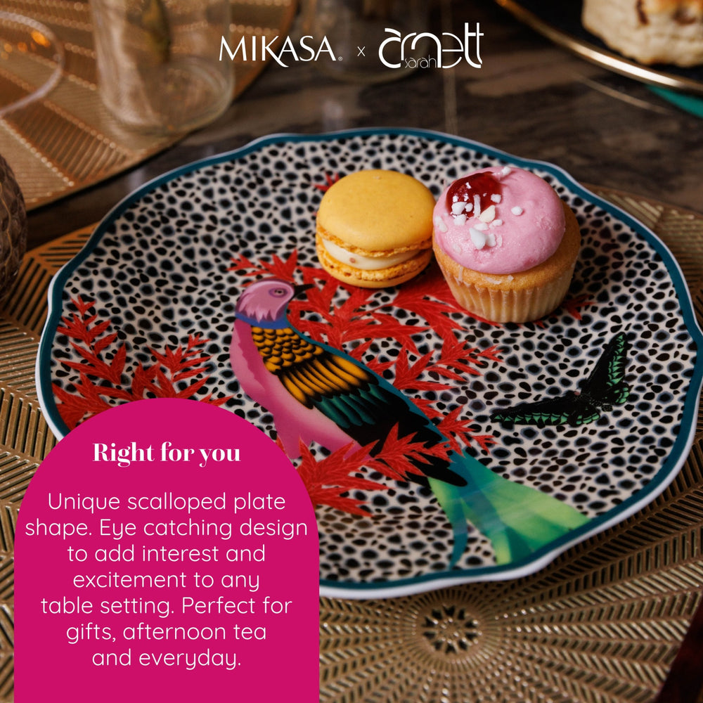 Mikasa x Sarah Arnett Porcelain Side Plate, Set of 4, 19cm