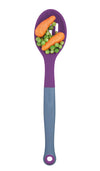 Colourworks Brights Purple Silicone-Headed Slotted Spoon image 2