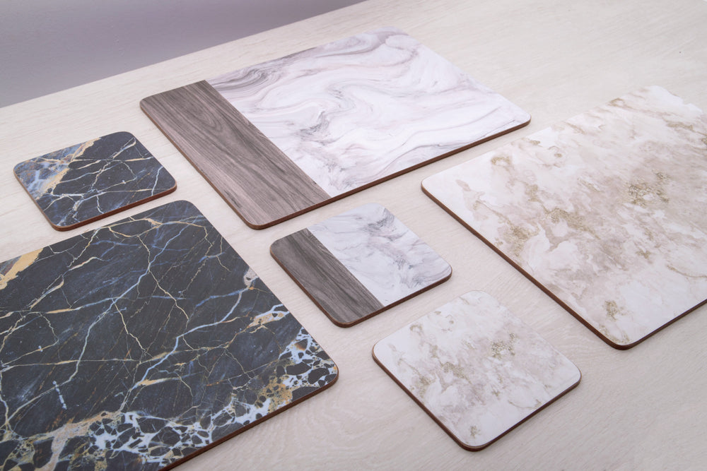 Creative Tops Marble Pack Of 4 Large Placemats