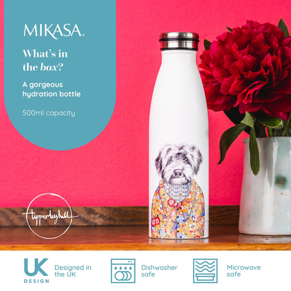 Mikasa Tipperleyhill Cockapoo Double-Walled Stainless Steel Water Bottle, 500ml image 8