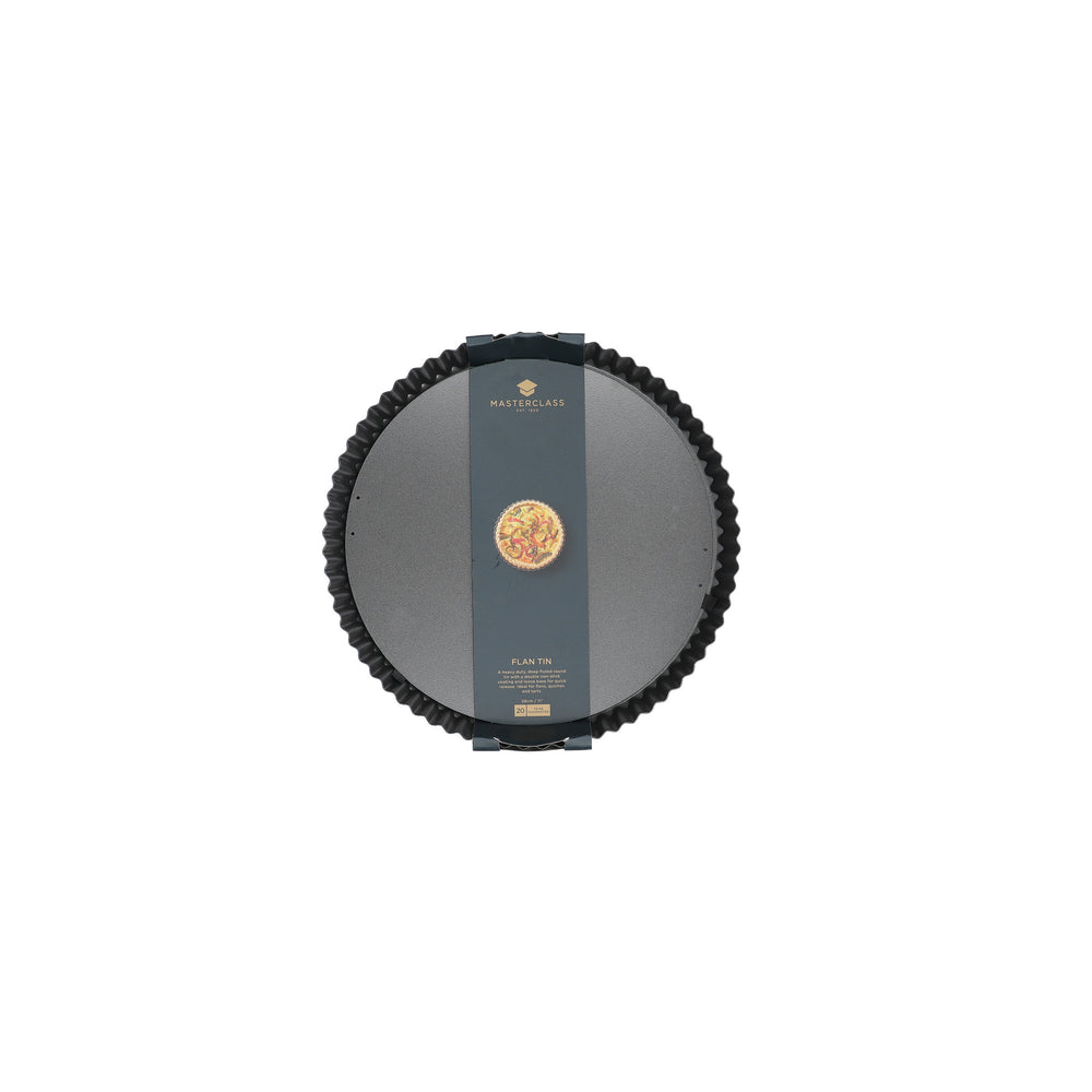 MasterClass Non-Stick Fluted Round Flan / Quiche Tin, 28cm
