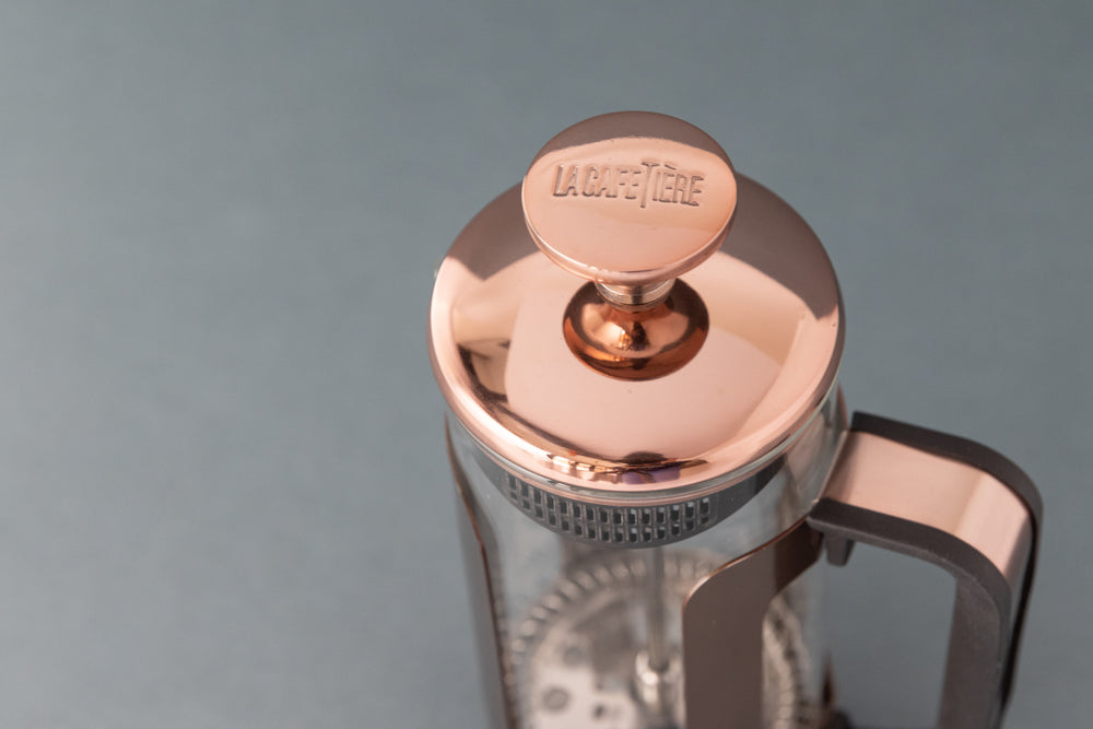 La Cafetière Roma 3 Cup Cafetière - Copper Effect Finish