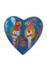 Maxwell & Williams Love Hearts 15.5cm Rainbow Girls Heart Plate