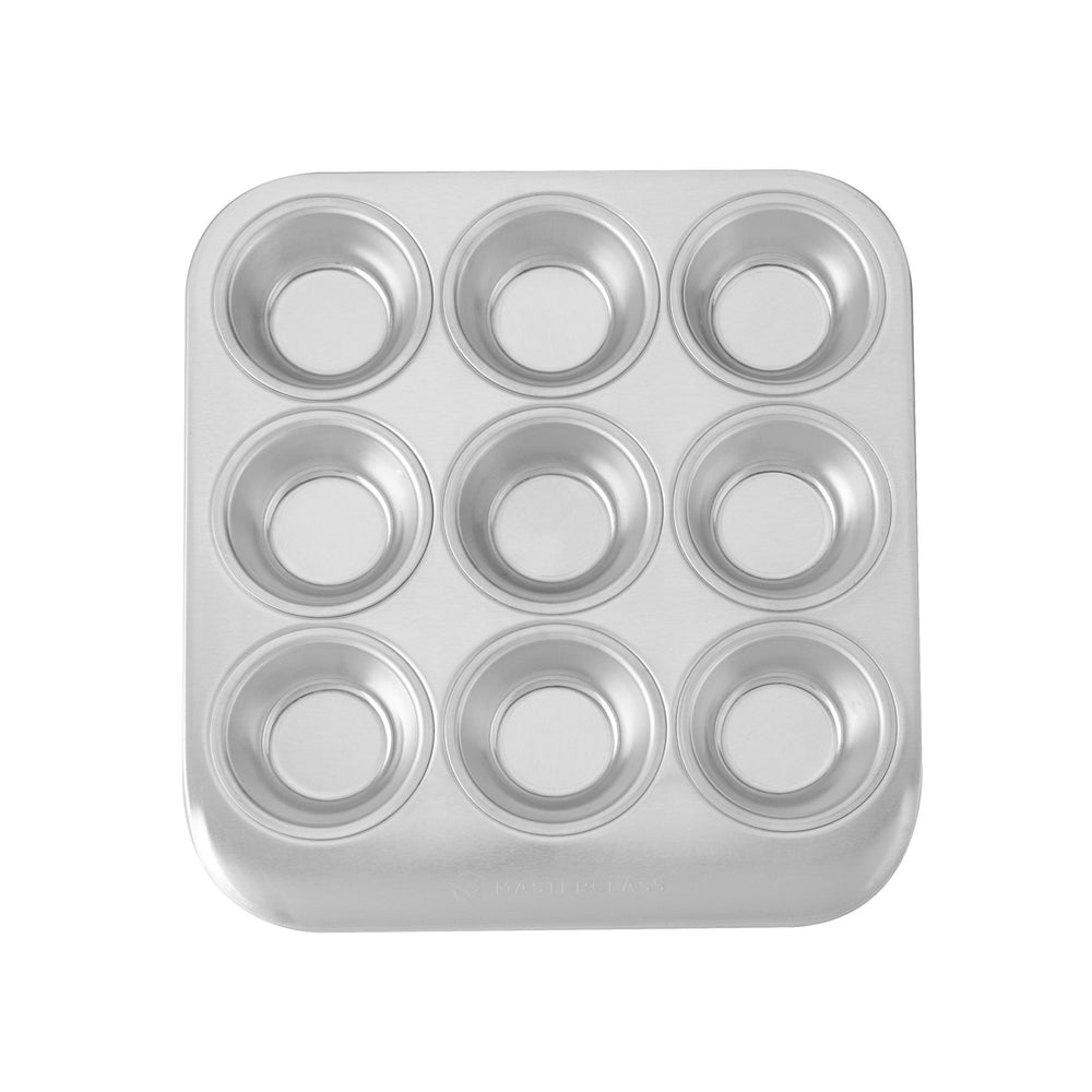 MasterClass Recycled Aluminum 9-Hole Muffin Tin, 24x22cm image 1