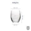 Mikasa Treviso Crystal Stemless Wine Glasses, Set of 4, 350ml image 6