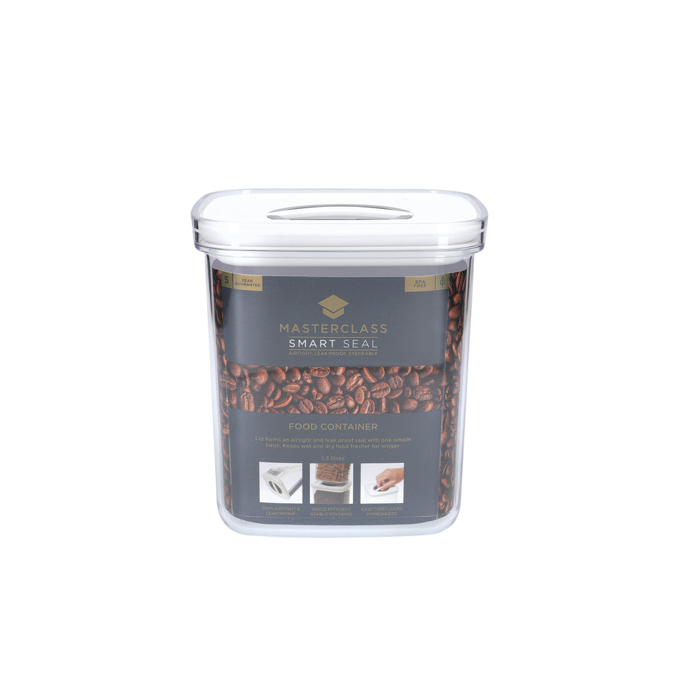 MasterClass Smart Seal 1.3 Litre Rectangular Food Container